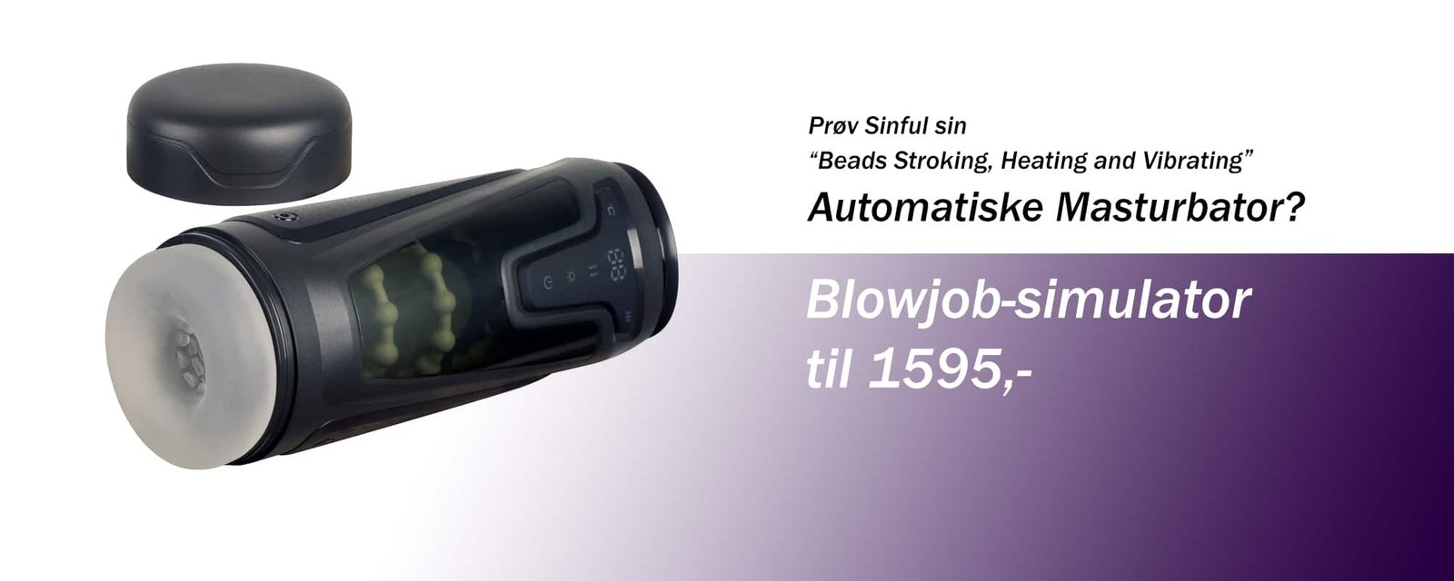 Reklame for sinful blowjob simulator